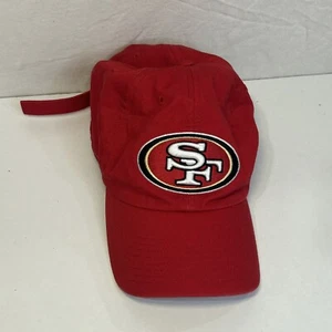 San Francisco 49ers '47 Brand Clean Up Adjustable Red Hat - Picture 1 of 7
