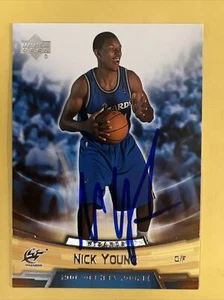 NICK YOUNG WIZARDS SIGNED AUTOGRAPH  2007-08 UPPER DECK RC NBA BASKETBALL CARD H - Bild 1 von 2