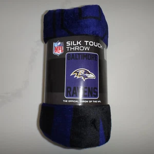 Baltimore Ravens NFL 45x60 Silk Touch Throw Blanket - Purple - Picture 1 of 2