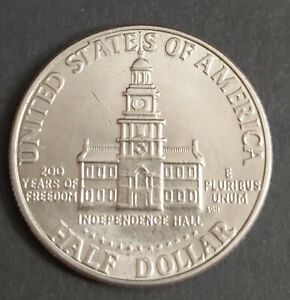 Us Half Dollar Coin 1976. Commemorative issue, 200 years years of freedom issue