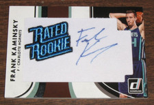 2015-16 Donruss Rated Rookie Signature Patch Frank Kaminsky Autograph RC