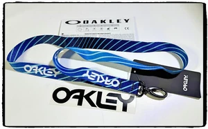 Nuevo Cordón Oakley Wanderlust 2024 ~ Azul Tempest Llavero Correa para el cuello + Calcomanía - Imagen 1 de 3