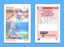 ⚓️⚾️1991 Line Drive Pre-Rookie AAA Mike Davis #180