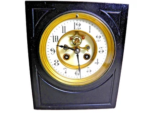 ANTIKE TISCHUHR (MARTIN?)MEDAILLE D´OR 1900 PENDELUHR GEWICHT 4400 gramm!! LESEN - Bild 1 von 5