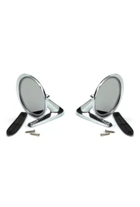 CHRYSLER VALIANT DIECAST CHROME DOOR MIRRORS & HARDWARE VC AP6 AP5 WAGON SEDAN - Picture 1 of 8