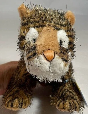 Webkinz Tiger HM032 New with  Sealed Tag with unused Code Ganz Brown Black NWT - Image 1 of 4