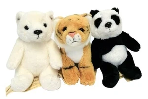 WWF 3er Set Plüschfiguren Kollektion in Geschenkbox: Polarbär, Tiger, Pandabär - Bild 1 von 1