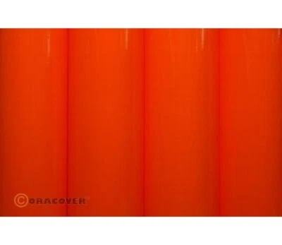 Oracover 21-064-010 Bügelfolie Breite: 60cm Länge: 1m fluoreszierend rotorange - Bild 1 von 2