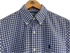 Ralph Lauren Mens Short Sleeve Smart Casual Button Down Checked Shirt Size Small - Picture 1 of 18