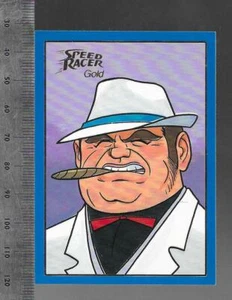 Speed Racer 1993 Tarjeta Cromada PÁMINA DORADA PARALELA Tarjeta 51 Cruncher Block - Imagen 1 de 2