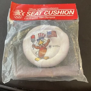 Los Angeles 1984 Olympics Stadium Cushion Inflatable Vintage USA Moochies NEW - Picture 1 of 2
