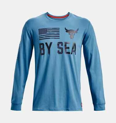 Camisa de manga larga Under Armour Project Rock Veterans Day By Sea para hombre talla grande Foto 1 de 4