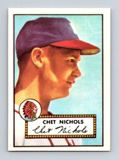 1983 Topps 1952 Reprint Series #288 Chet Nichols