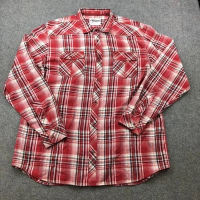 Mountain Khakis Shirt Mens 2XL Red Plaid Button Up Long Sleeve Western Workwear - Image 1 of 4