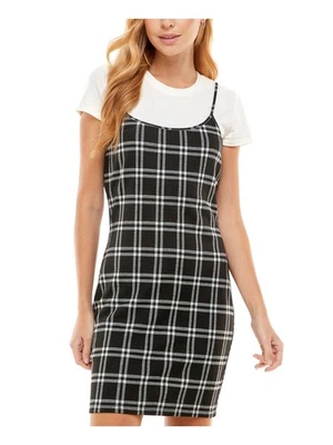 Camiseta DEREK HEART Mujer Negra Elastizada Manga Corta Cuello Redondo M Foto 1 de 4