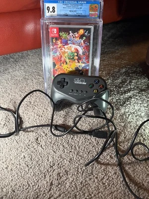 Pokken Tournament DX - Nintendo Switch CGC GRADO 9.8 A+ con controlador Hori Foto 1 de 4