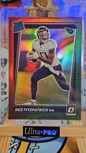 2021 Donruss #P-283 Dez Fitzpatrick Optic Rated Rookie Preview Red and Green - Picture 1 of 2