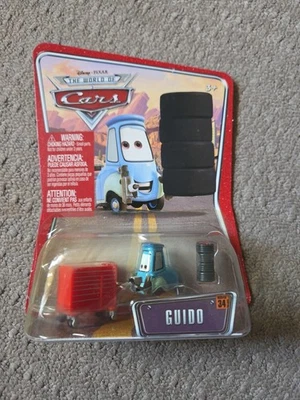 Disney Pixar Cars Pit Crew Member Guido The World Of Cars #34  Mattel  - image 1 of 4