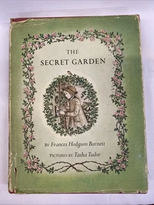THE SECRET GARDEN Frances Hodgson Burnett & Tasha Tudor 1962 HBDJ Vintage - Picture 1 of 9