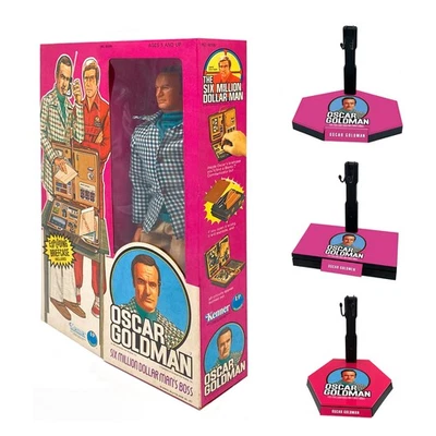 Figura de acción escala 1/6 soporte de exhibición The Six Million Dollar Man Oscar Goldman Foto 1 de 4