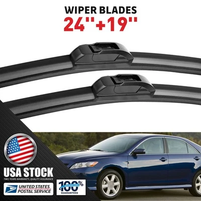 2 piezas limpiaparabrisas OEM para todas las estaciones 24" y 19" para Lincoln MKZ 2008-2011 Foto 1 de 4