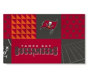 Northwest NFL Tampa Bay Buccaneers Farbblock waschbarer Wohnbereich Teppich, 36 x 60" - Bild 1 von 3