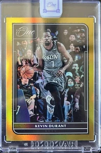 2021 Panini One And One GOLD /10 Kevin Durant #2 Panini Encased - Picture 1 of 2