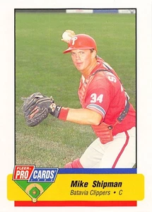 Mike Shipman 1994 Fleer ProCards 3451 Batavia Clippers Baseball Card - Picture 1 of 2