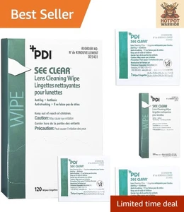 Einzeln verpackte siehe klare Linsenreinigungstücher - 120 Stück, ultimative Klarheit - Bild 1 von 6