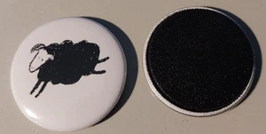 1x Schwarzes Schaf Kühlschrankmagnet  Fun Punk Hardcore Minor Threat HC - Picture 1 of 1