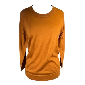 J.Crew 100% Merinowolle Pullover Gr. Medium - Senfgold - Neu ohne Etikett - Bild 1 von 10