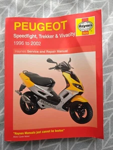 Haynes Peugeot Speedfight Trekker & Vivacity Scooters Haynes Manual 1996 to 2002 - Picture 1 of 2