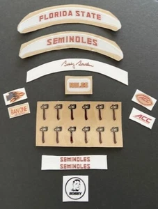 FLORIDA STATE SEMINOLES RIDDELL MINI HELMET UPGRADE PACKAGE - 2023 - 2 VERSIONS - Picture 1 of 7