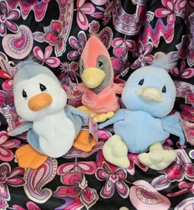 3x VÖGEL Set 🩷 Precious Moments TENDER TAILS Neu mit Etikett🩷 Plüschtier Stofftier - Bild 1 von 5
