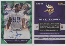 2015 Panini Prizm Signatures Green Crystal /75 Danielle Hunter Rookie Auto RC