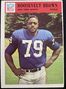 1966 Philadelphia Football Roosevelt Brown #199 ExMT