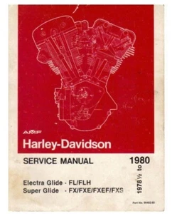 1978-1980 Harley Davidson Electra Super FL FLH FX FXE FXEF XFS Service Manual - Picture 1 of 1