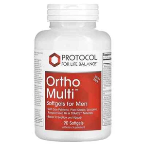 2 X Protocol for Life Balance, Ortho Multi, Softgels for Men, 90 Softgels - Picture 1 of 2