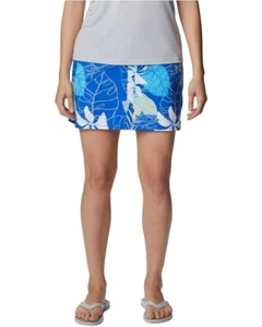Nueva falda corta para mujer Columbia mediana Tidal Sands II azul floral precio de venta sugerido por el fabricante $50 - Imagen 1 de 13