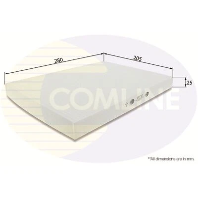 Filtre à air intérieur cabine pollen Comline origine pour Seat Inca 6K9 1.9 SDi - Photo 1/4