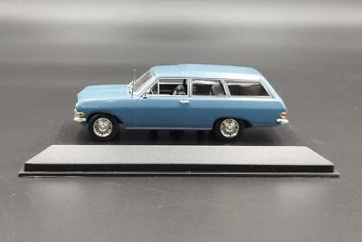 1:43 Opel Rekord Caravan Blue Minichamps - Immagine 1 di 4