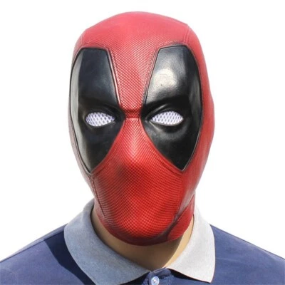 Deadpool Cosplay Mask Wade Winston Wilson Latex Movie Funny Adult Party Mask - Image 1 of 4