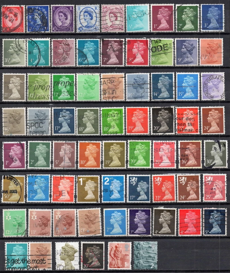 Royaume - Unis Reine Elizabeth II machin lot oblitéré voir scan - Photo 1/1