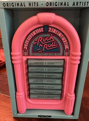 Greatest Hits of the 50’s & 60’s Rock N Roll Cassette Metacom SEALED Green - Image 1 of 4