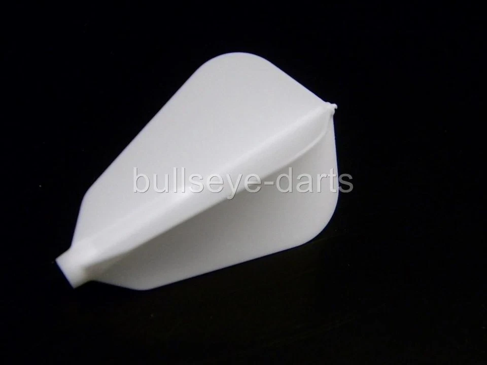 COSMO DARTS FIT FLIGHT 2 SETS (6 FLIGHTS TOTAL) F-SHAPE WHITE