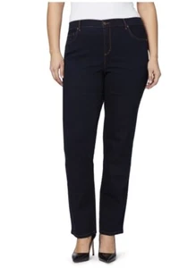 Pantalones de mezclilla adelgazantes oscuros GLORIA VANDERBILT Amanda - elásticos mágicos 22w nuevos 2A - Imagen 1 de 5