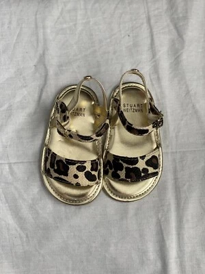 Stuart Weitzman Bebé Nudista Caramelo Niña Zapatos Talla 4 Foto 1 de 4