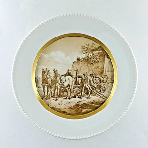 Fürstenberg wall plate collector's plate Veltins brewery motif 5 the beer carts - Picture 1 of 3
