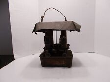 Vintage GAME JR Sad Iron Heater nickel trim Kerosene