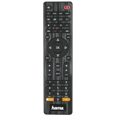 Hama Universal Fernbedienung 4 in 1 Ersatz für TV Fernseher DVD STB VCR Remote - Bild 1 von 4